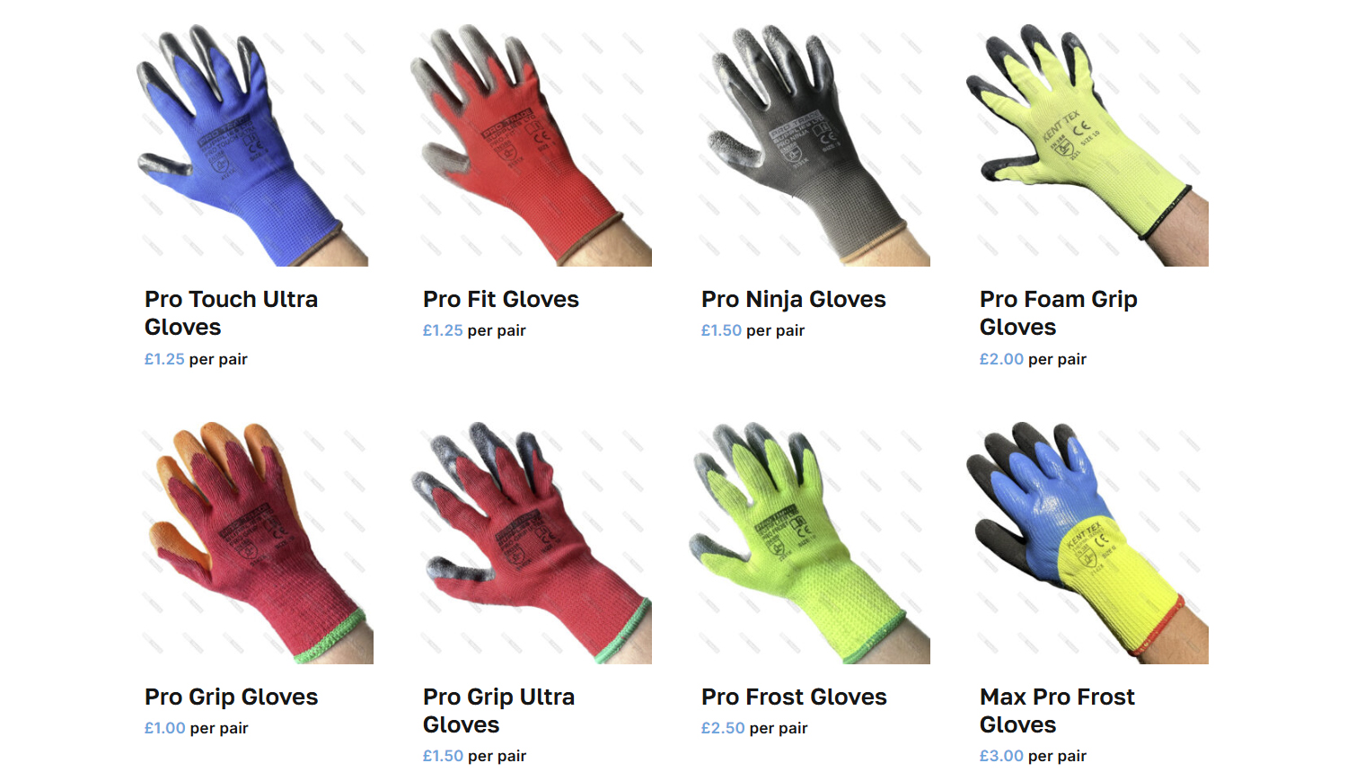 Pro Trade Supplies project screenshot
