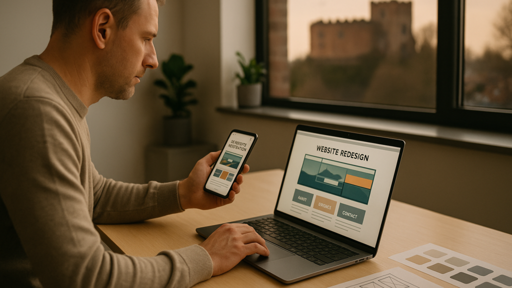 Website redesign cost in Tamworth